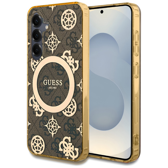 GUESS Magnetic IML Peony case for Samsung Galaxy S25