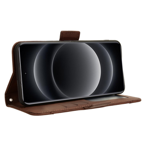 Flip case for Xiaomi 14 Ultra, Card Slot, brown