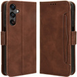Flip case for Samsung Galaxy A25 5G, Card Slot, brown