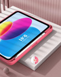 Case for iPad 11" 2025 A16 (11 gen.) / iPad 10.9" 2022 (10 gen.), Smartcase Hybrid, with stylus space, pink
