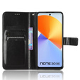 Flip case for Infinix Note 30, Crazy Horse Wallet, black