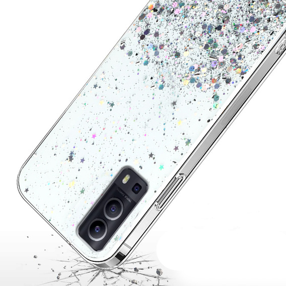 Case for Vivo Y52 5G / Y72 5G, Glittery, transparent
