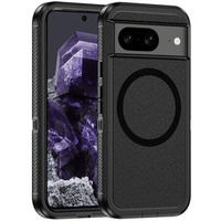 Case with frame for Google Pixel 8, for MagSafe, black