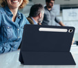 Case for Samsung Galaxy Tab S10 FE+ Plus, Smartcase with stylus space, dark blue