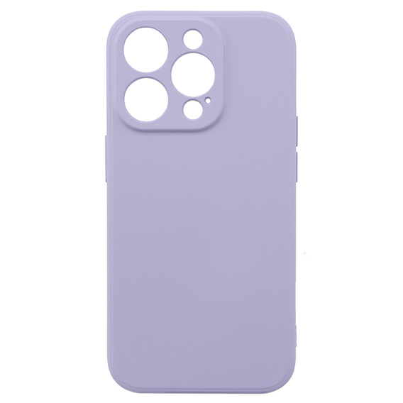 Case for iPhone 15 Pro, Silicone Lite, purple