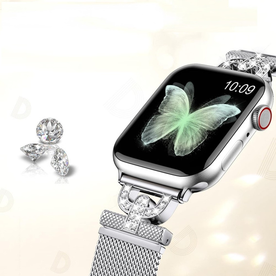 Milanese bracelet for Apple Watch 1/2/3/4/5/6/7/8/SE (38/40/41 MM) - Black