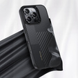 BENKS Kevlar Case for iPhone 16 Pro, for MagSafe, Carbon Fiber, black