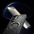 Case for Samsung Galaxy S25+ Plus, Military MagSafe, black