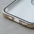 Magnetic Dual Glass MagSafe case for iPhone 11, gold