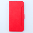 Flip case for Xiaomi 13T / 13T Pro, Card Slot, red