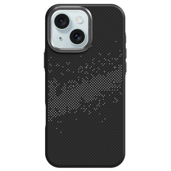 Case for iPhone 15, Milky Way, grey