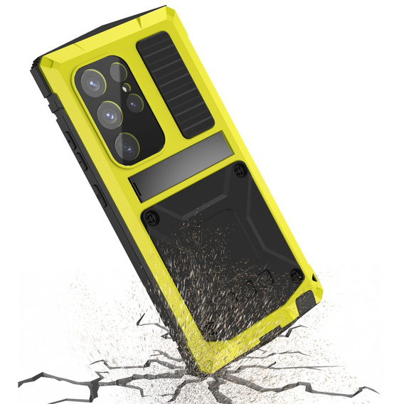 Armored case for Samsung Galaxy S25 Ultra, R-JUST, yellow