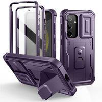 Armored case for Samsung Galaxy S24, Dexnor Full Body (Two Frames), purple
