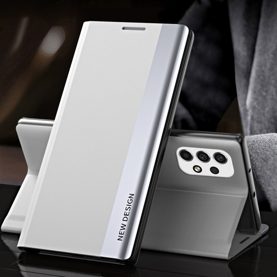 Flip case for Samsung Galaxy A53 5G, Side Magnetic, white