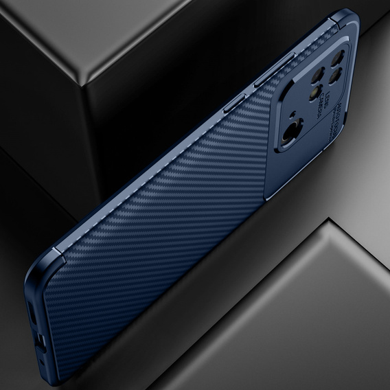 Case for Xiaomi Redmi 10C, Carbon Gel, dark blue