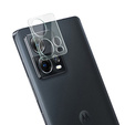 BENKS Kevlar Case for Motorola Edge 30 Fusion, for MagSafe, Carbon Fiber, transparent