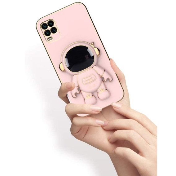 Case for Xiaomi Mi 10 Lite, Astronaut, pink rose gold