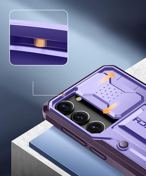 Case for Samsung Galaxy S23, Tongate MECH Series, purple