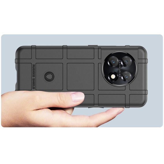 Case for OnePlus 11 5G, Rugged Shield, black