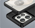 Case for Motorola Edge 50 Pro, Carbon, black