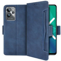 Flip case for Realme GT2 Pro, Card Slot, blue