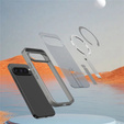 Fusion Hybrid case for Google Pixel 10 Pro XL, for MagSafe, with stand, grey