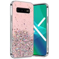 Case for Samsung Galaxy S10 5G, Glittery, pink