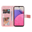 Flip case for Samsung Galaxy A33 5G, Mandala Flower, pink rose gold