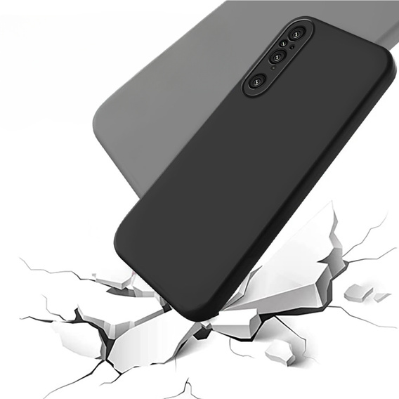 Case for Sony Xperia 1 V, Silicone Lite, black