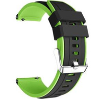 Silicone strap for Huawei Watch GT 2 Pro - Black / Green