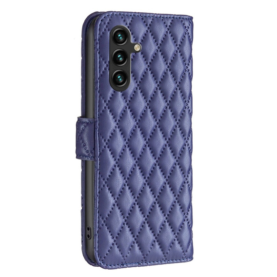 Flip case for Samsung Galaxy A56, Wallet, BINFEN COLOR, blue