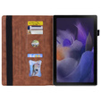 Case for Samsung Galaxy Tab A9, Classic, with space for stylus, brown