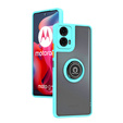 Case for Motorola Moto G24 / G24 Power / G04, Frosted Ring, blue