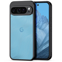 DuxDucis case for Google Pixel 9 Pro XL, Aimo case, transparent / black