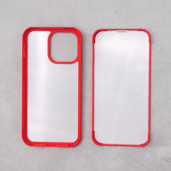 Case for iPhone 13 mini, ERBORD Guardian, red