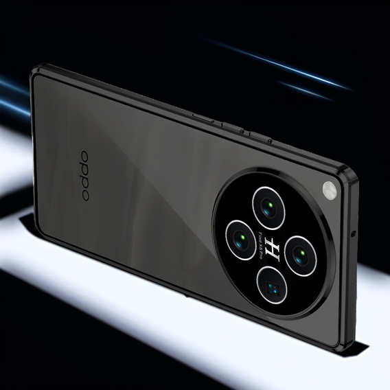 Case for Oppo Find X8 Pro, Magnetic Dual Glass, black