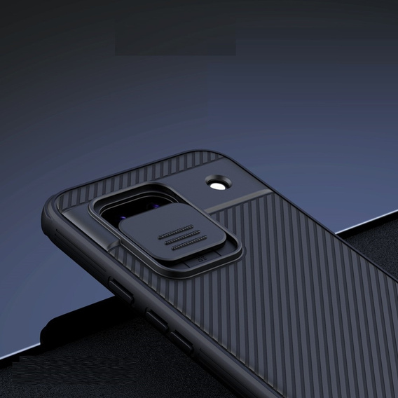 NILLKIN Case for Google Pixel 8A, Silicone CamShield Case for MagSafe, black