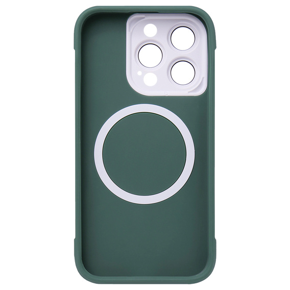 Case for iPhone 15 Pro Max, ERBORD Armor Mag, green
