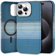 Case for iPhone 15 Pro Max, Frame Kickstand, for MagSafe, Moon Blue