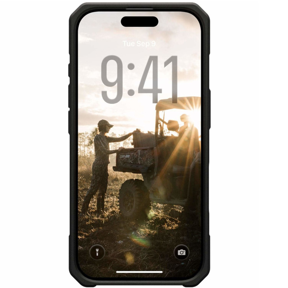 Urban Armor Gear Case for iPhone 15 Plus, Monarch Pro Kevlar MagSafe, black