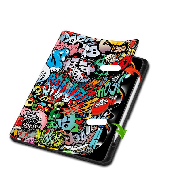 Case for iPad Pro 13" 2024 (7 gen.), Smartcase, graffiti