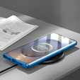 Case for Samsung Galaxy S25 Ultra, Magnetic Dual Glass, blue