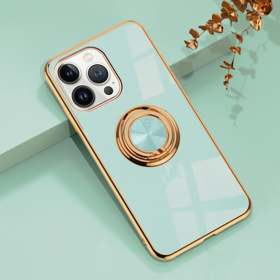 Case for iPhone 13 Pro, Electro Ring, green