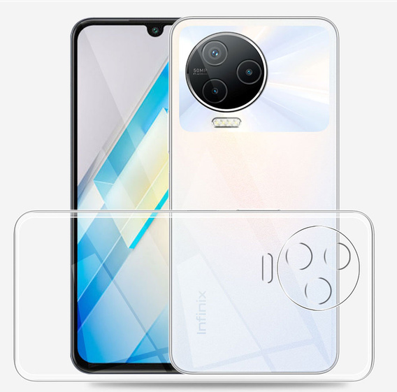 Thin Case for Infinix Note 12 2023, Slim, transparent