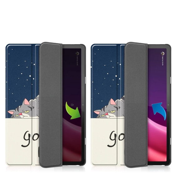 Case for Lenovo Tab P11 Gen 2 TB350FU TB350XU 11.5", Smartcase, sleeping cat