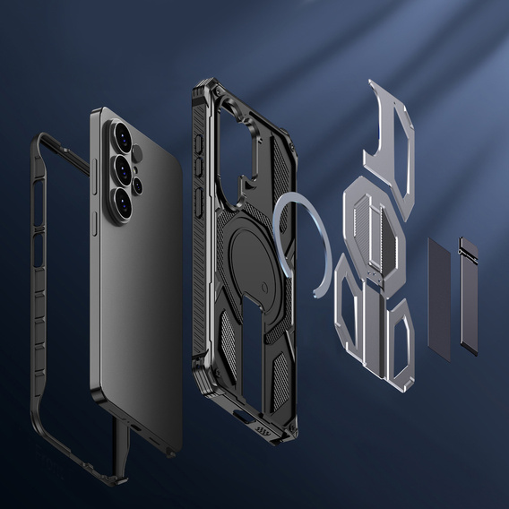 MagSafe-compatible protective case with stand for Samsung Galaxy S26 Ultra