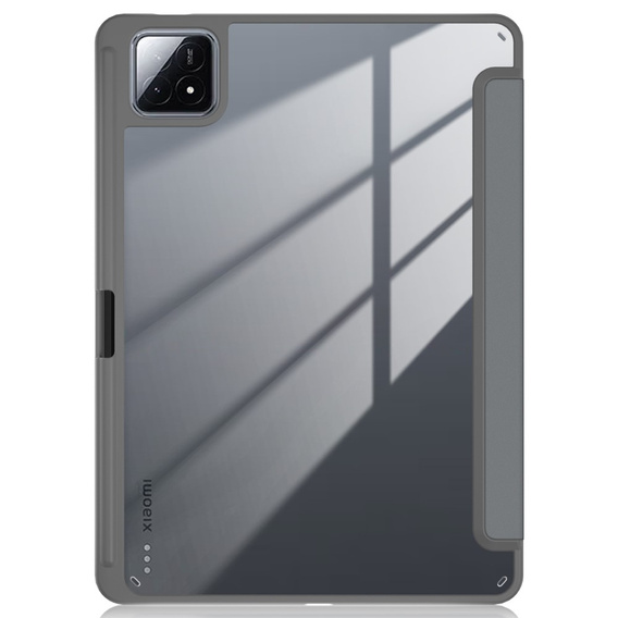 Case for Xiaomi Pad 6S Pro 12.4, Smartcase Hybrid, with stylus space, grey