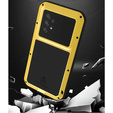 Love Mei Case for Samsung Galaxy A53 5G, armored with glass, yellow