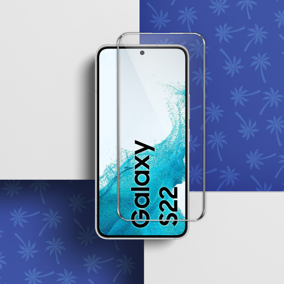 Diamond Palm Tempered Glass for Samsung Galaxy S22