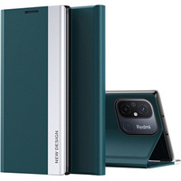 Flip case for Xiaomi Redmi 12C, Side Magnetic, green